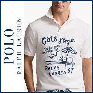POLO RALPH LAUREN Classic Embroidered Polo Shirt-Cote d'Azur Ralph Lauren 67'